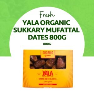 Yala Organic Sukkary Mufattal Dates 800g