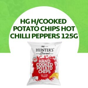 HG H/Cooked Potato Chips Hot Chilli Peppers 125G
