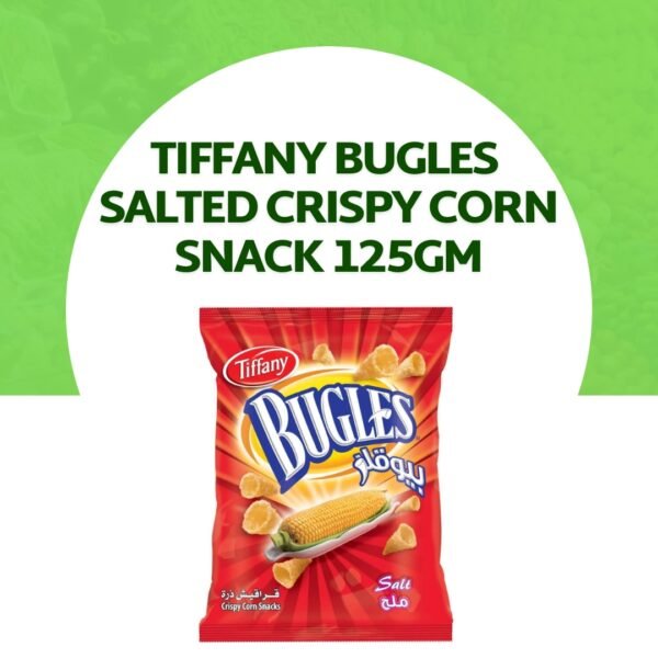Tiffany Bugles Salted Crispy Corn Snack 125gm