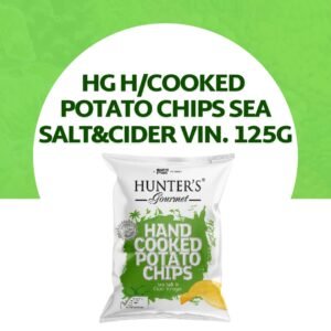 HG H/Cooked Potato Chips SeaSalt&Cider Vin. 125G