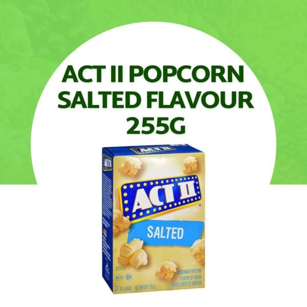 Act II Popcorn Salted Flavour 255G