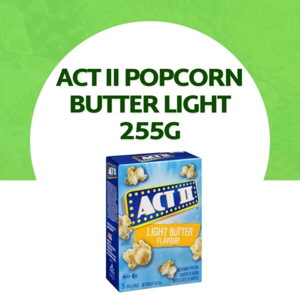 Act II Popcorn Butter Light 255G