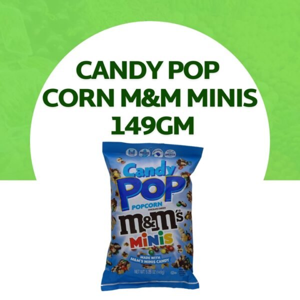 Candy Pop Corn M&M Minis 149gm