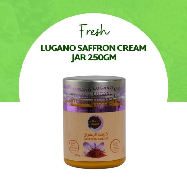Lugano Saffron Cream Jar 250Gm