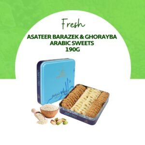 Asateer Barazek & Ghorayba Arabic Sweets 190g