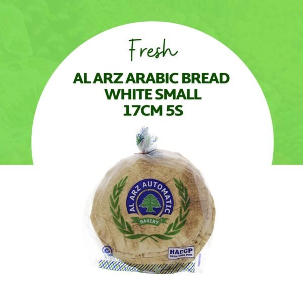 Al Arz Arabic Bread White Small 17Cm 5S