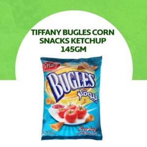 Tiffany Bugles Corn Snacks Ketchup 145gm