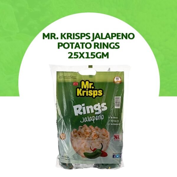 Mr. Krisps Jalapeno Potato Rings 25x15gm