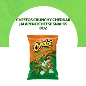 Cheetos Crunchy Cheddar Jalapeno Cheese Snacks 8oz