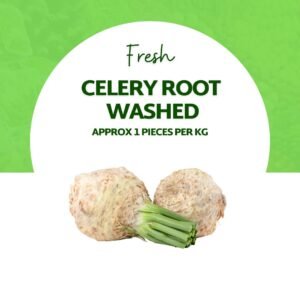 Celery Root Washed