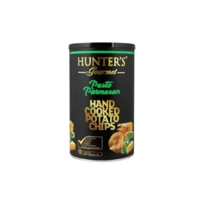Hunter's Gourmet Potato Chips Pesto Parmesan 150gm