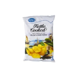 Kettle Cooked Sea Salt & Black Pepper 150G