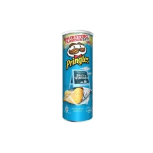 Pringles Salt & Vinegar Flavored Chips Can 165G