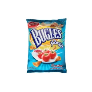 Tiffany Bugles Corn Snacks Ketchup 145gm